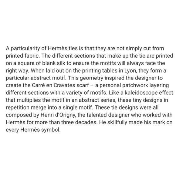 ❌SOLD - EBAY❌ Hermes Neutral Carre En Cravates Silk Scarf 140 - Picture 8 of 8